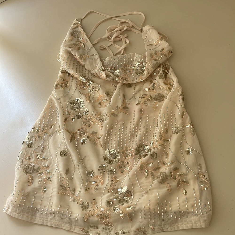 EDIKTED Beaded Two Piece Backless Mini Dress - Picture 3 of 8